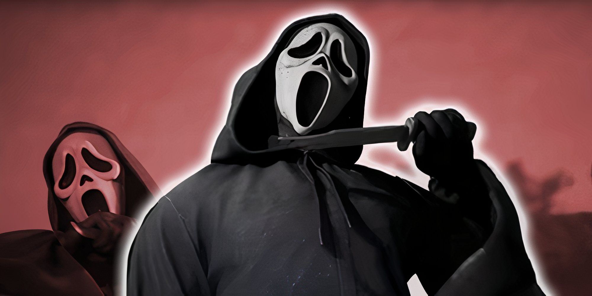 Ghostface in MK1 surrounded by a red background.