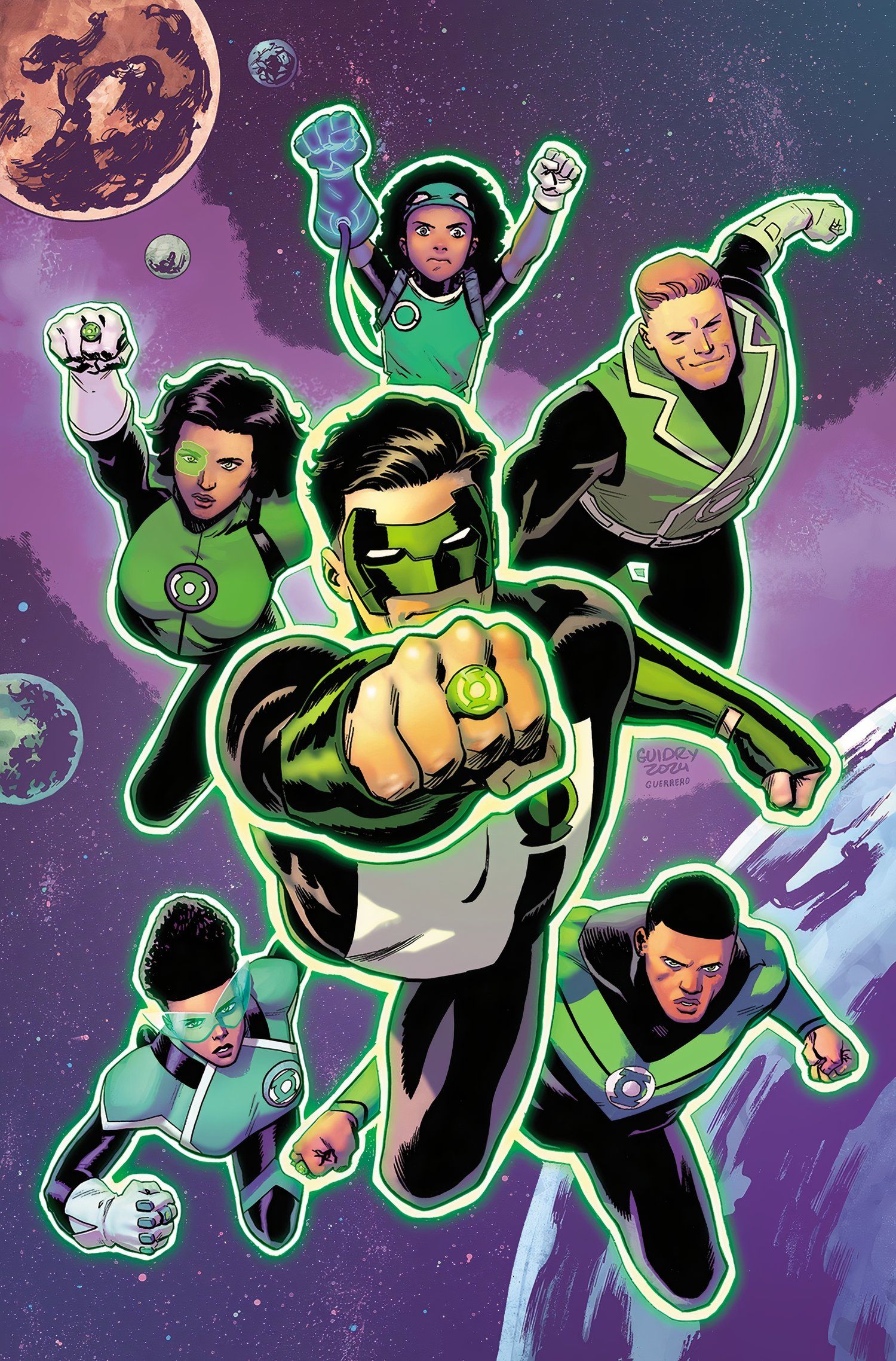 Guidry Green Lantern Corps Cape