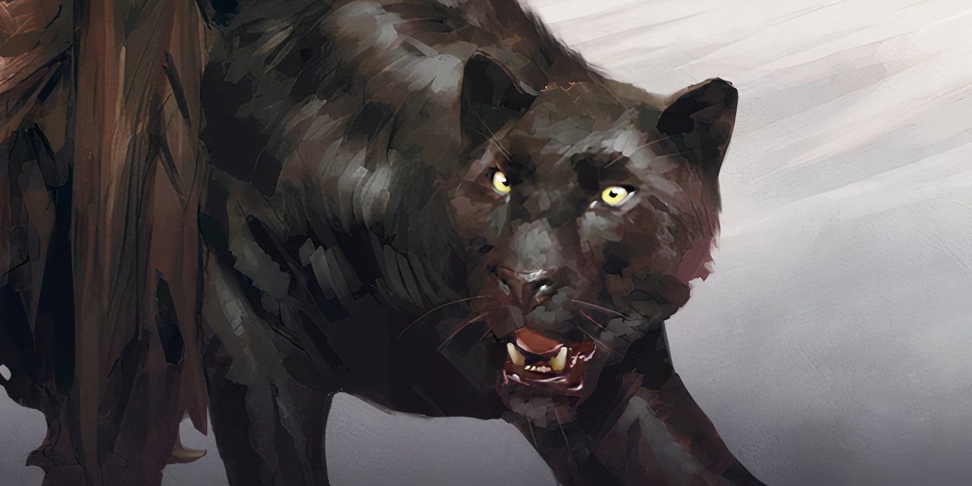 Guenhwyvar in Dungeons &amp; Dragons The Legend of Drizzt.