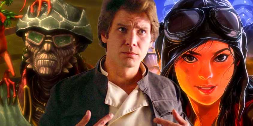 Han Solo With Hondo Ohnaka and Doctor Aphra Custom Star Wars Image
