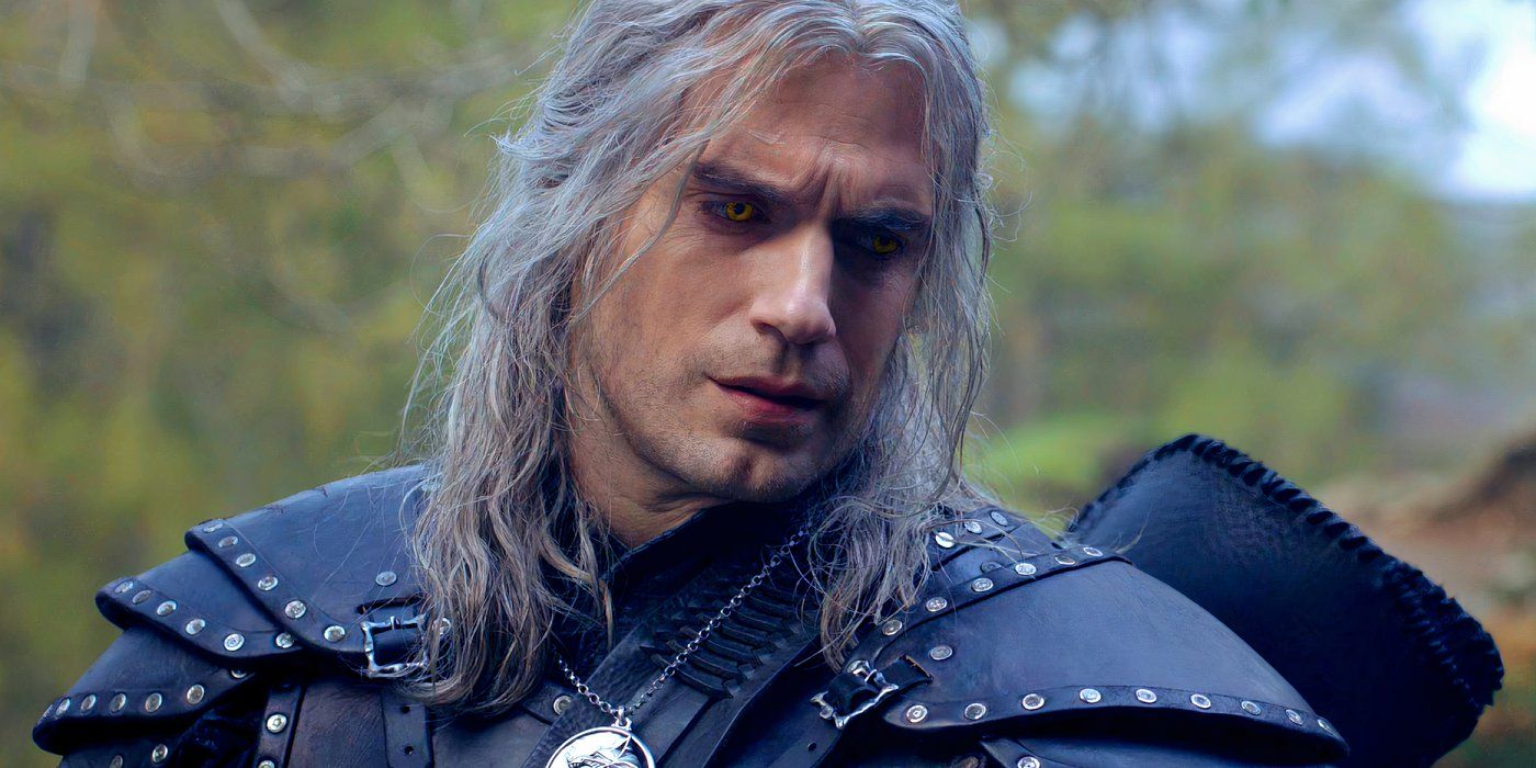 Henry Cavill as Geralt staring into the distance in The Witcher season 2