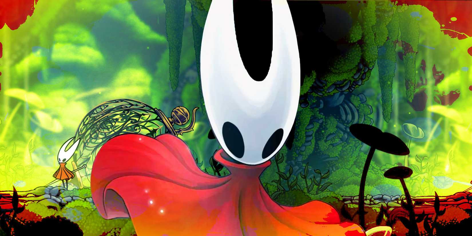 Hollow Knight Silksong character with gameplay