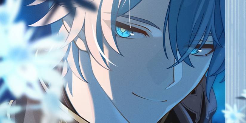 Honkai Star Rail's Phainon gently smiles.