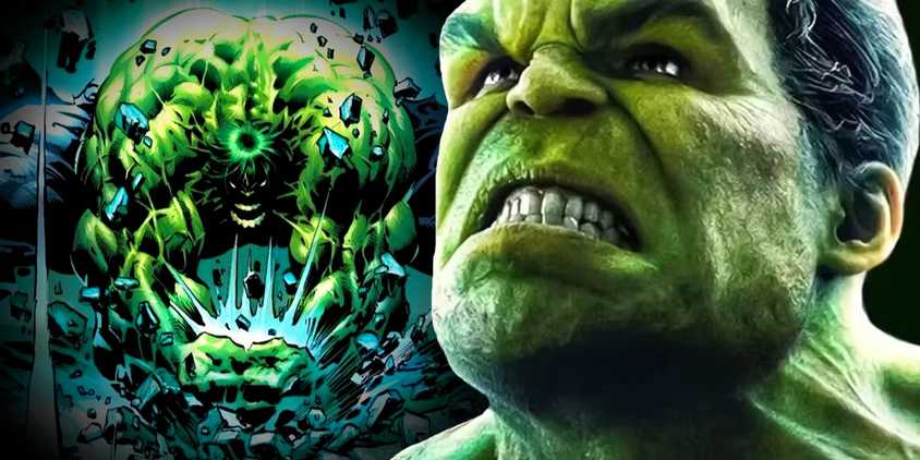 hulk being strong and muscular