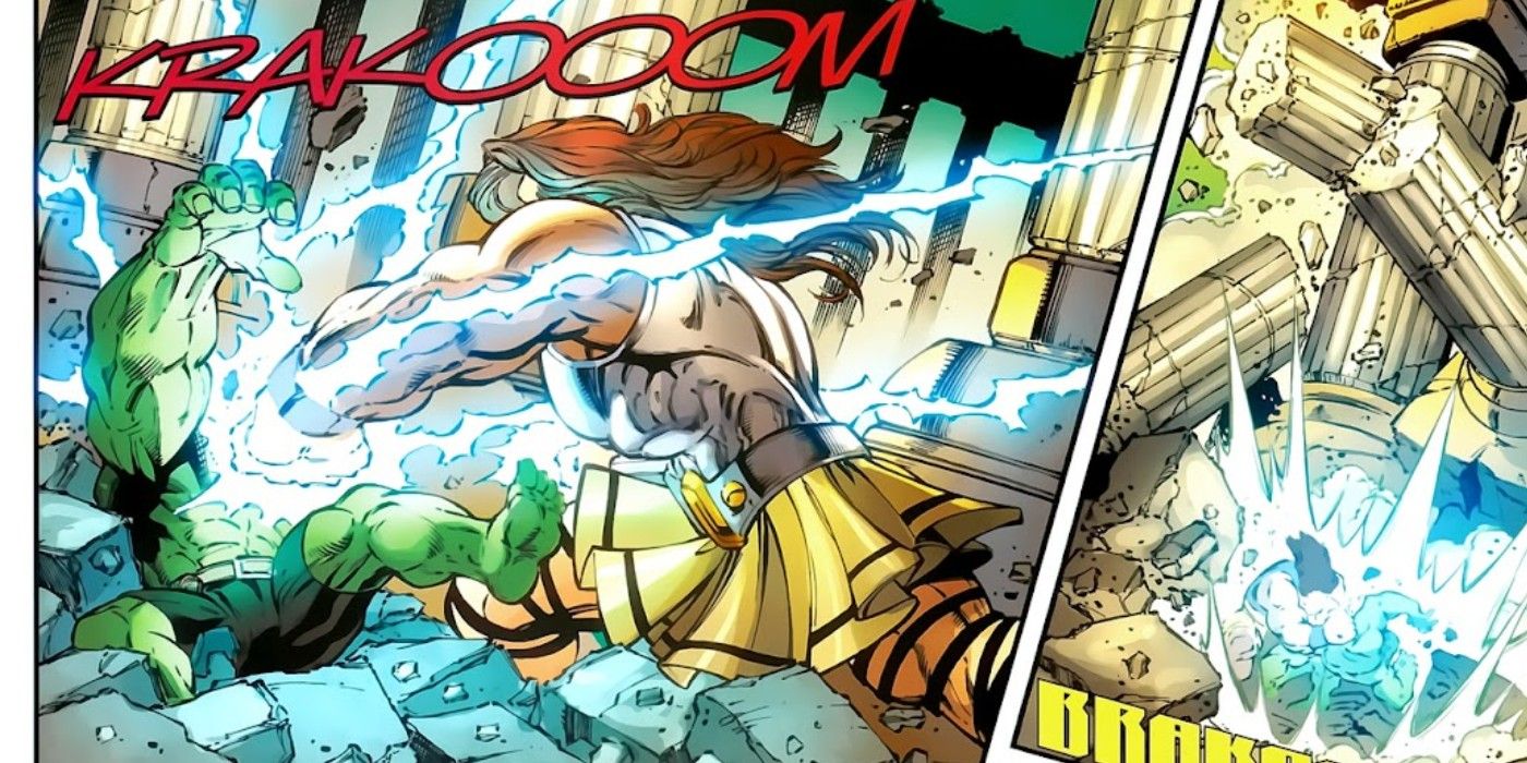 hulk vs zeus fight
