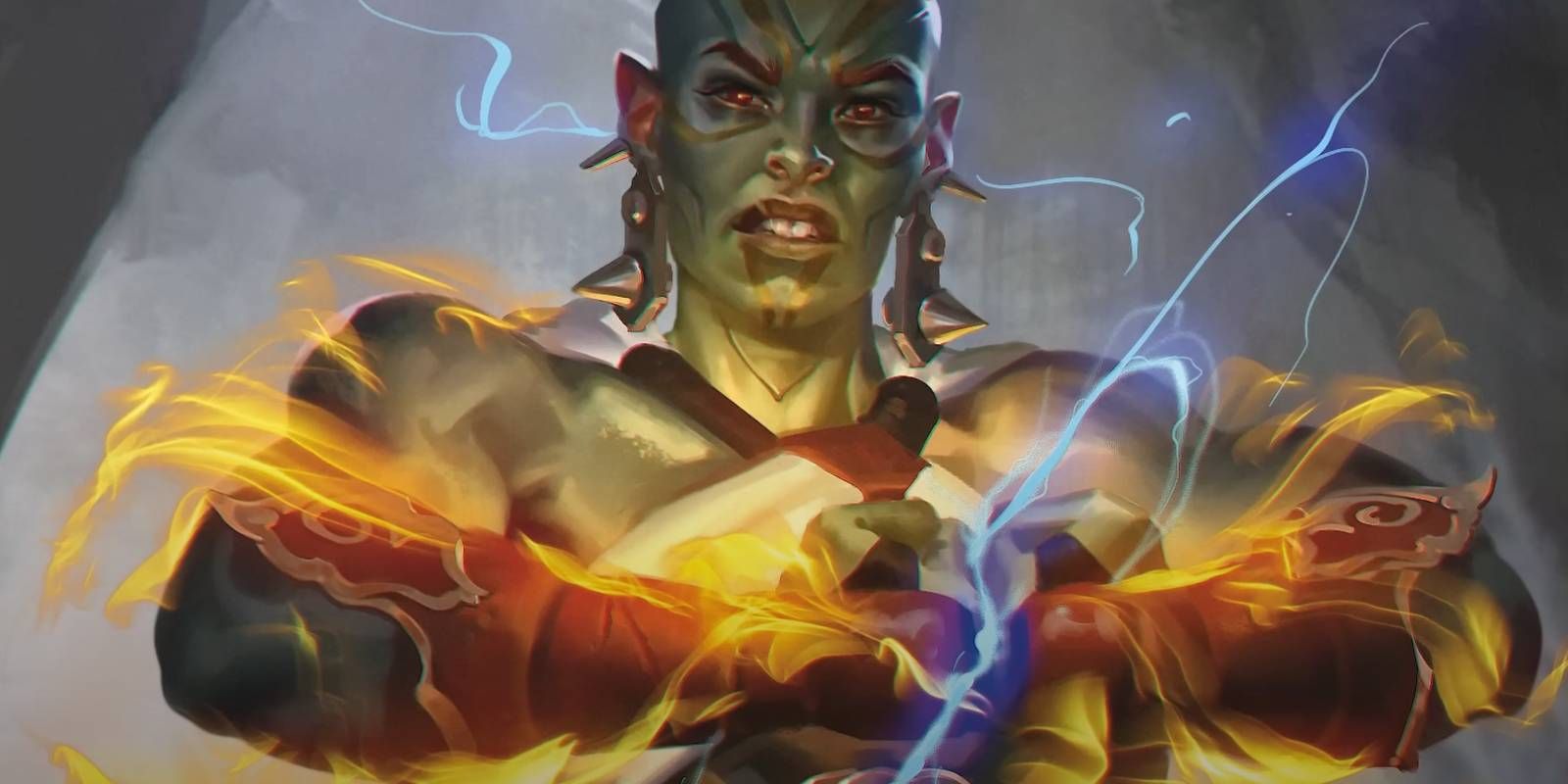 Dungeons and Dragons Warrior of the Elements Monk from 2024 Player's Handbook