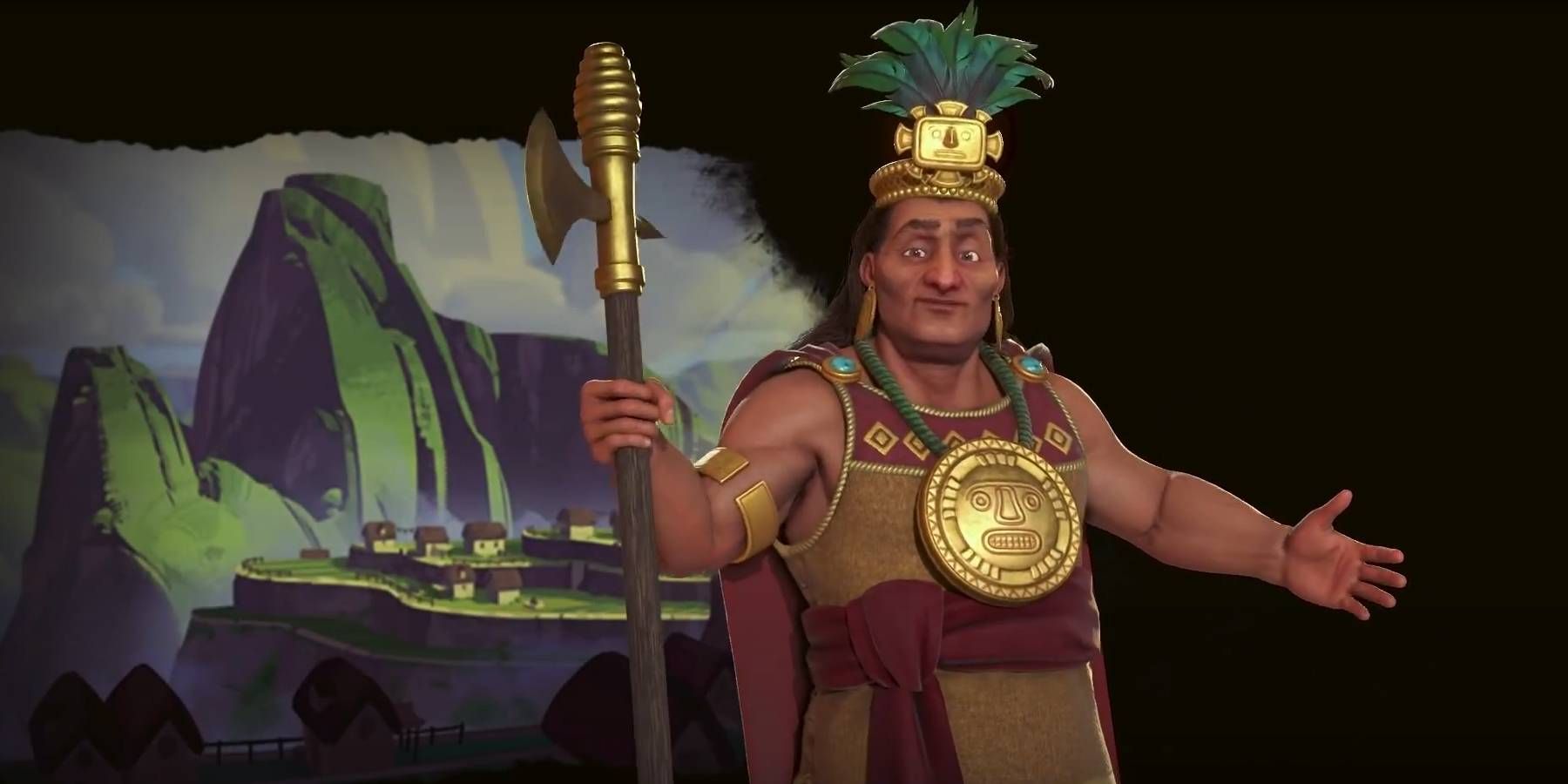 Civilization 6 Incan faction leader