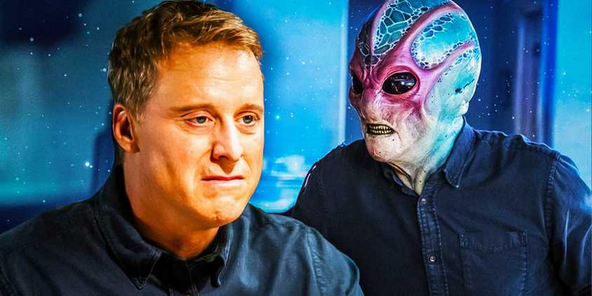 Custom Resident Alien image of Alan Tudyk as Harry Vanderspeigle