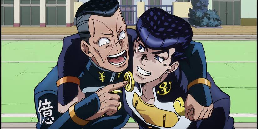 Josuke Higashikata and Okuyasu Nijimura JoJo's Bizarre Adventure