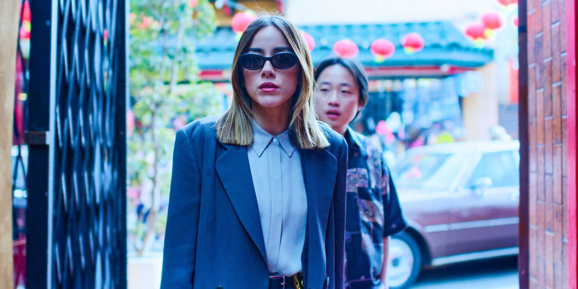 Detective Lana Le (Chloe Bennet) and Willis Wu (Jimmy O. Yang) in Chinatown Season 1