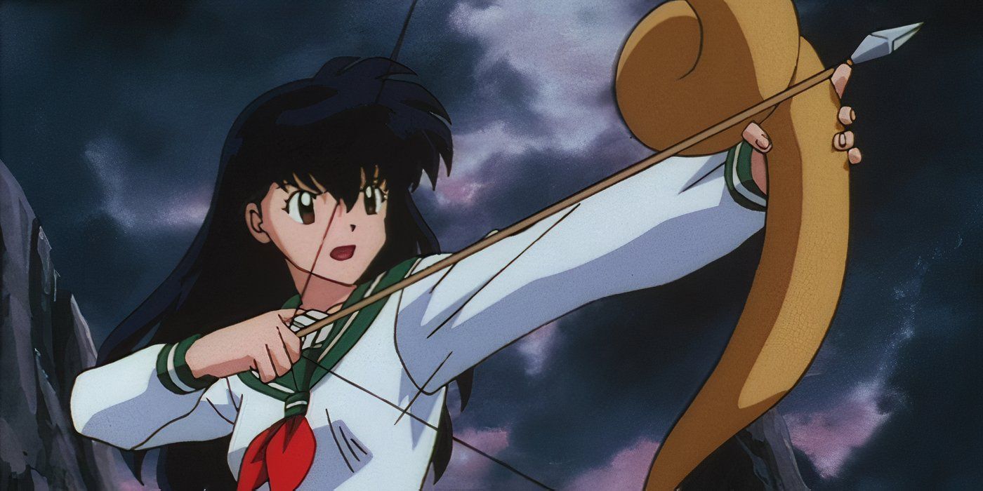 Kagome drawing a bow