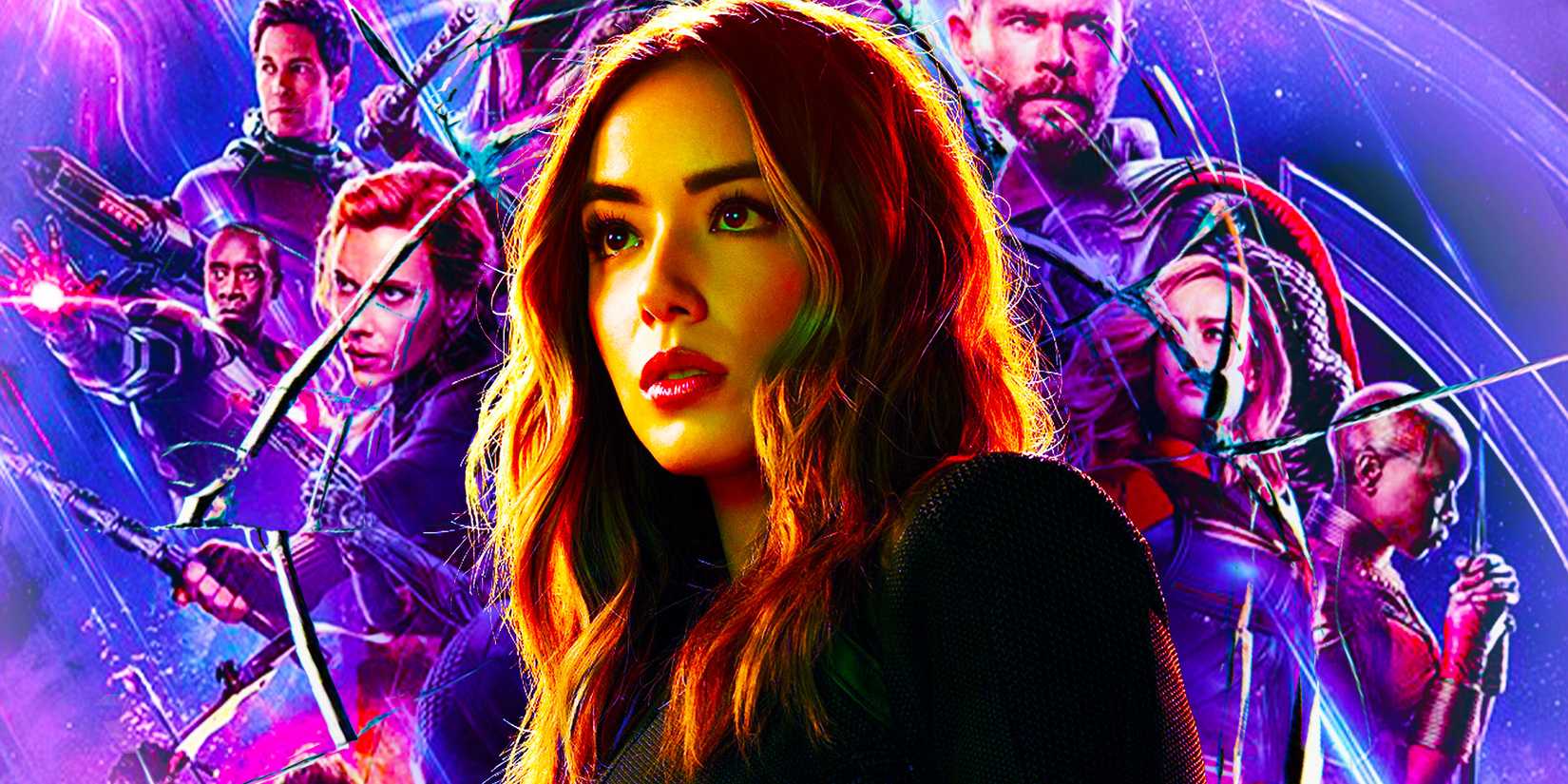 Custom image of Daisy Johnson and the cast of Avengers Endgame