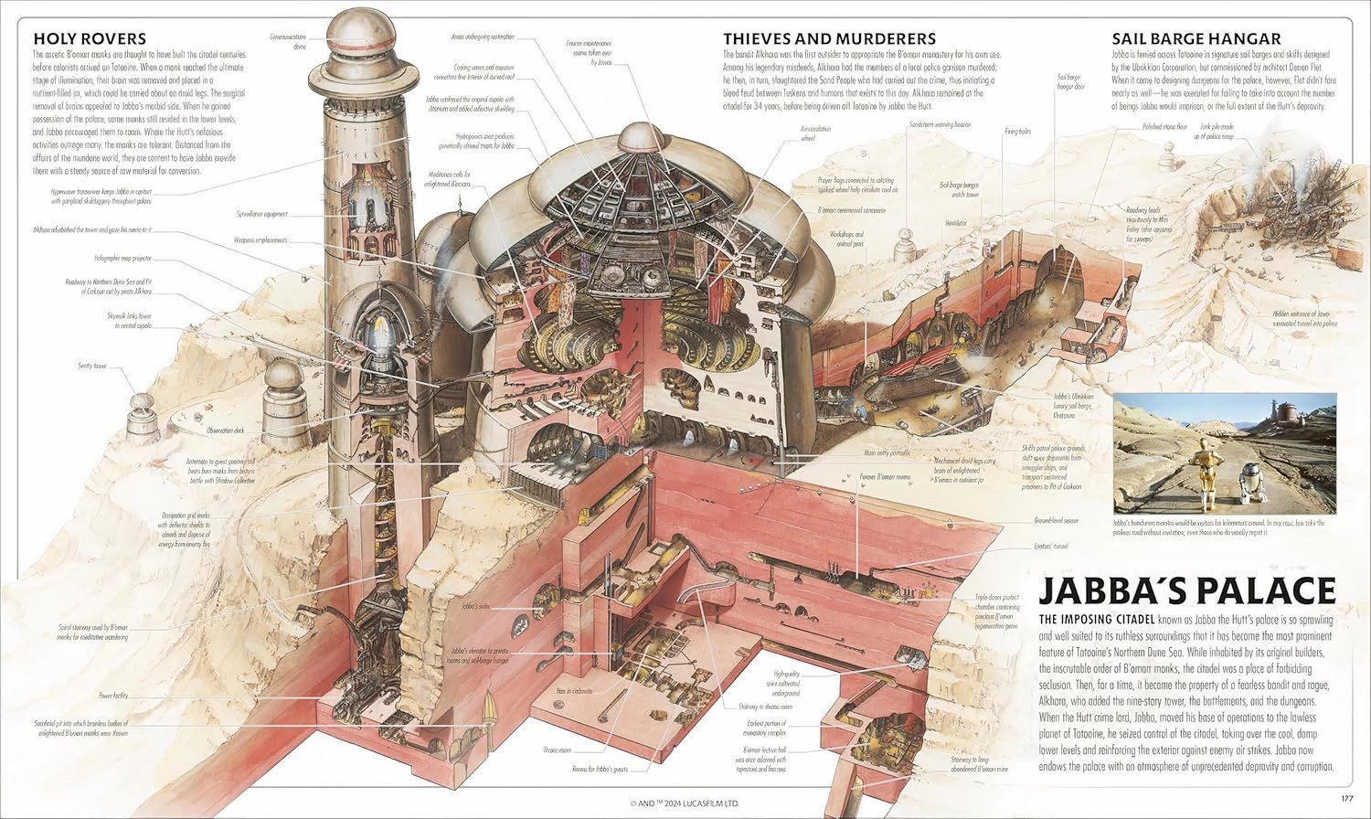 Star Wars revela la historia del Palacio Jabbas y recupera la tradición de las leyendas profundas