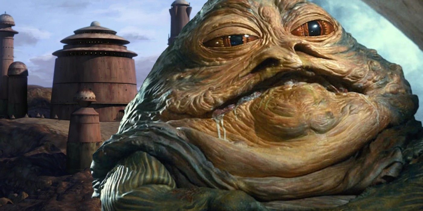 Jabba el Hutt y su castillo en Star Wars