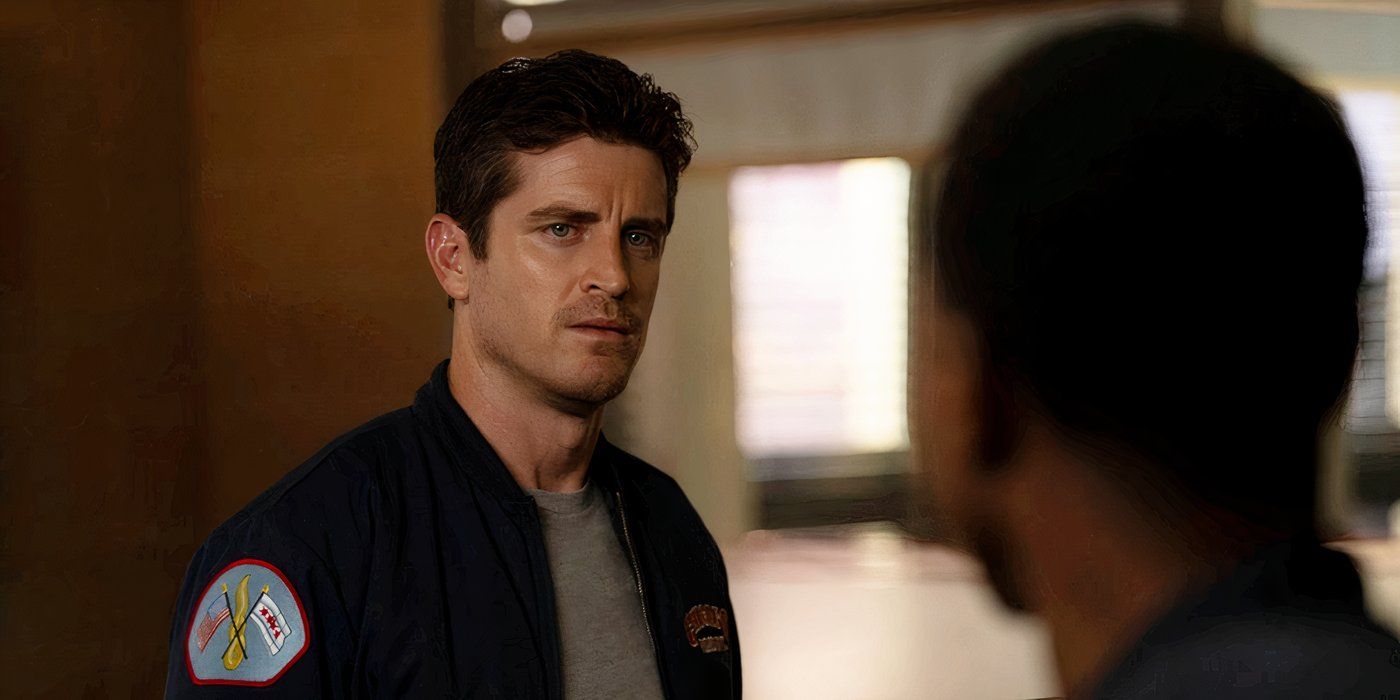 Jake Lockett as Sam Carver in Chicago Fire Season 13 Episode 6