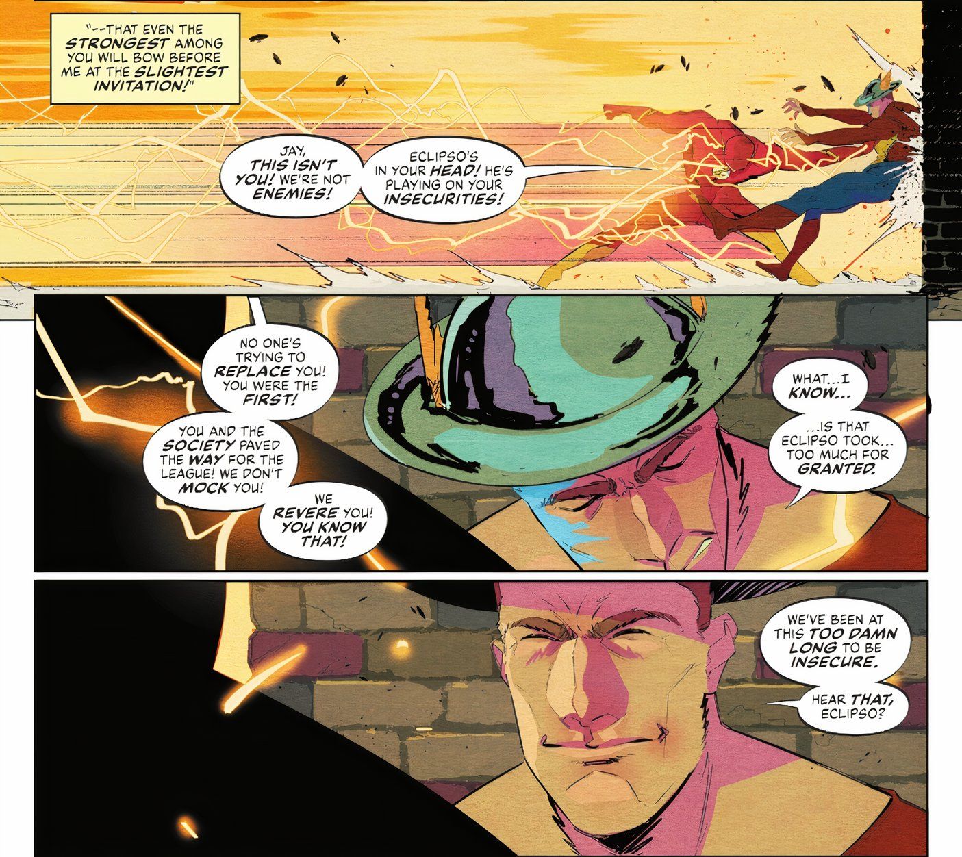 Jay Garrick se liberta do controle do Eclipso