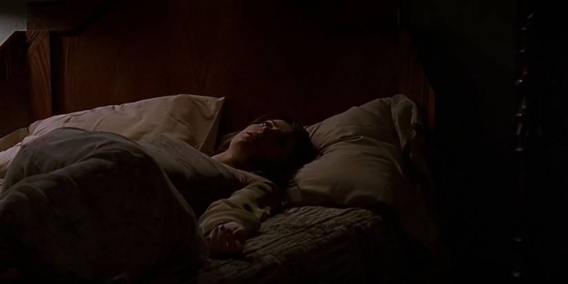 Jenny Calendar lays dead in Giles room in the Passions episode of Buffy