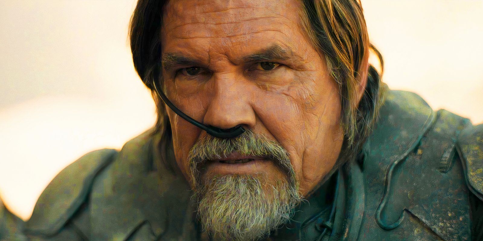 Josh Brolin looking serious as Gurney Halleck in Dune Part Two