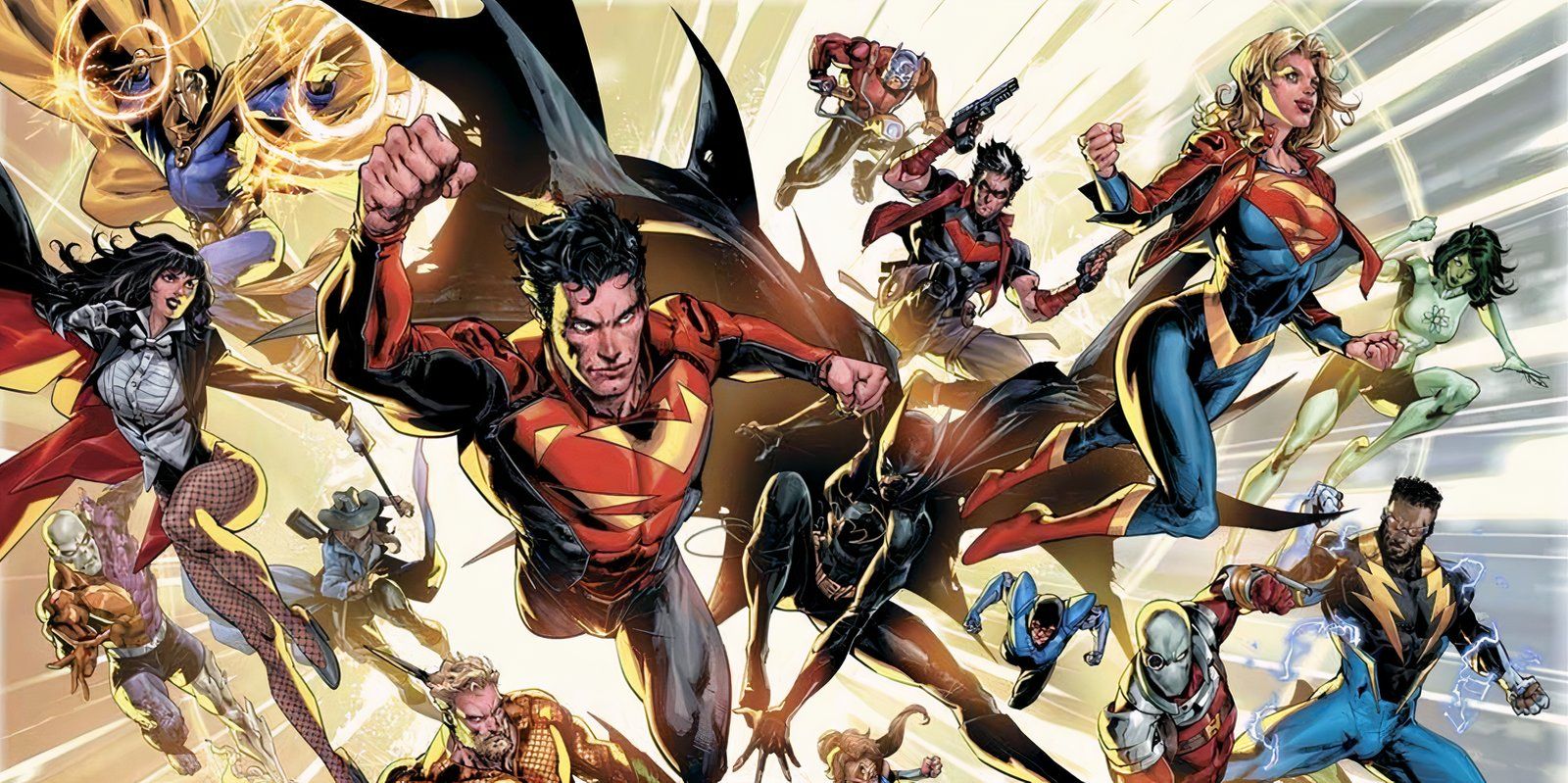 Justice LEague Unlimted #2 wraparound variant cover feature