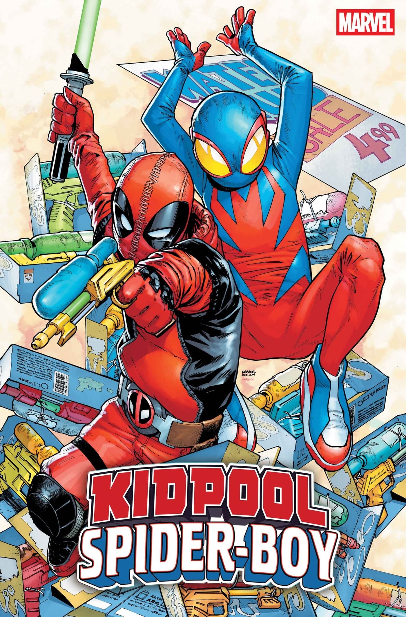 kidpool-and-spider-boy A Marvel imediatamente traz a mais nova variante de Deadpool e Wolverine para a Canon dos quadrinhos, enquanto KIDPOOL e SPIDER-BOY fazem história na Marvel