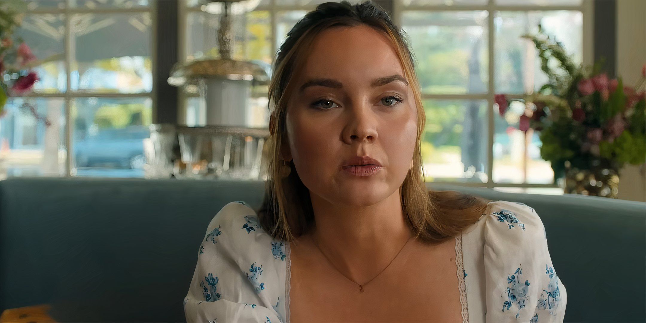 Liana Liberato's Tory looking dismissively in a conversation in Based on a True Story season 2