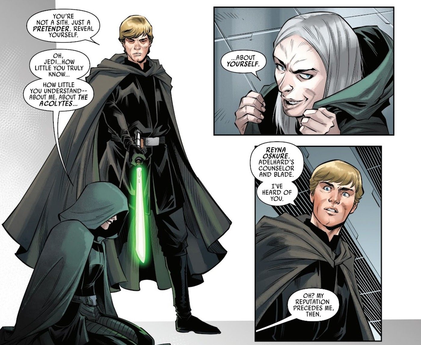 Luke Skywalker desmascara o novo inquisidor