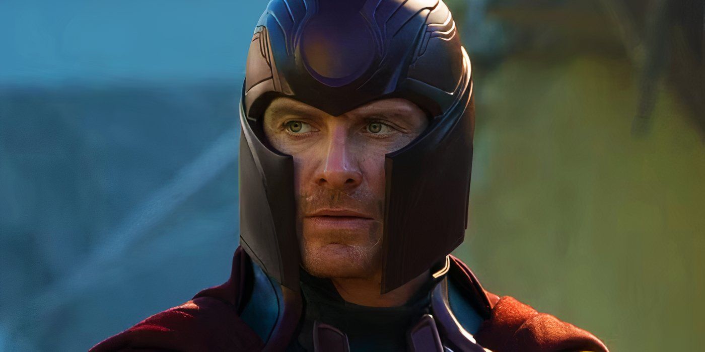 Magneto in his heavy-duty costume in X-Men Apocalypse