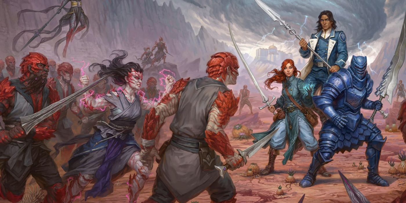 Kaladin, Adolin e Shallan no Arquivo Stormlight