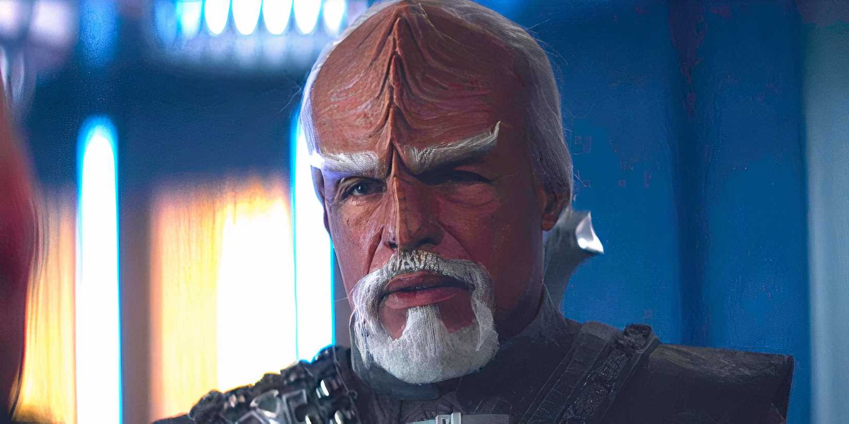 Worf converses with Jean-Luc in a scene from Picard season 3