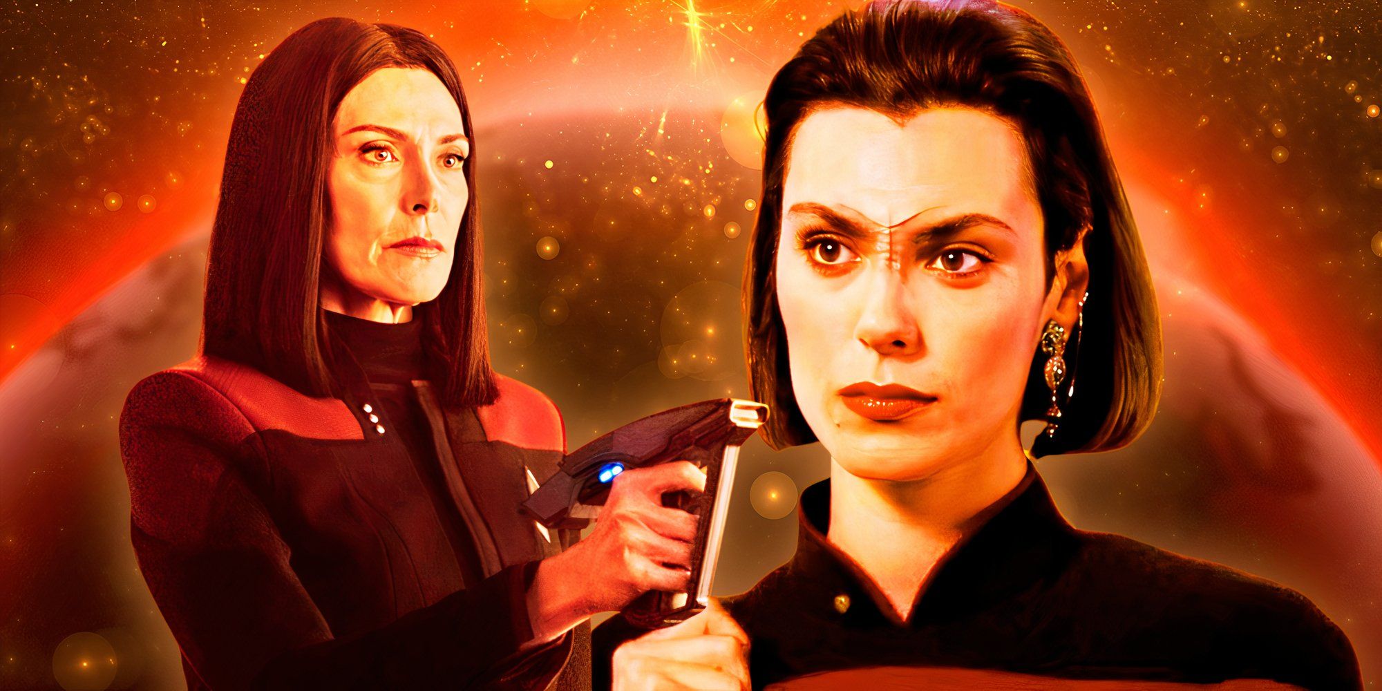 Michelle Forbes as Ro Laren in TNG Season 5&rsquo;s Ensign Ro &amp; Star Trek Picard Season 3&rsquo;s Imposters