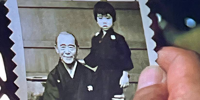 Miyagis' father and young Miyagi