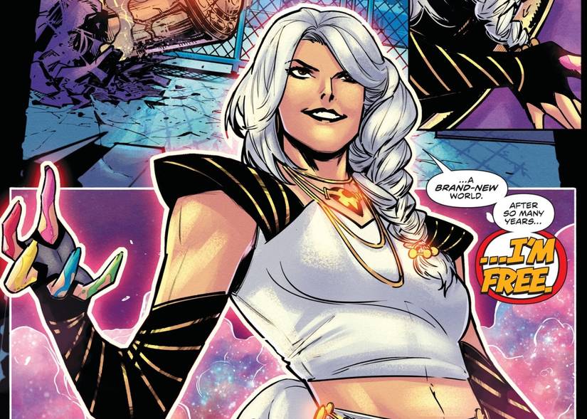 Rita Repulsa emerging from her prison.