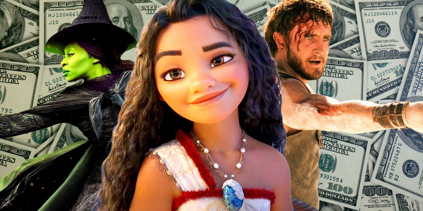 Box Office: Moana 2, Wicked & Gladiator 2 Just Set Multiple All-Time Holiday Records