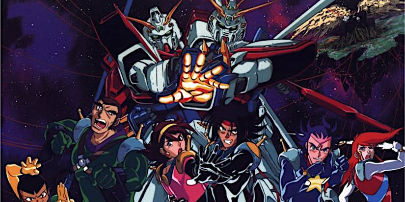 Characters and mobile suits from Mobile Fighter G Gundam