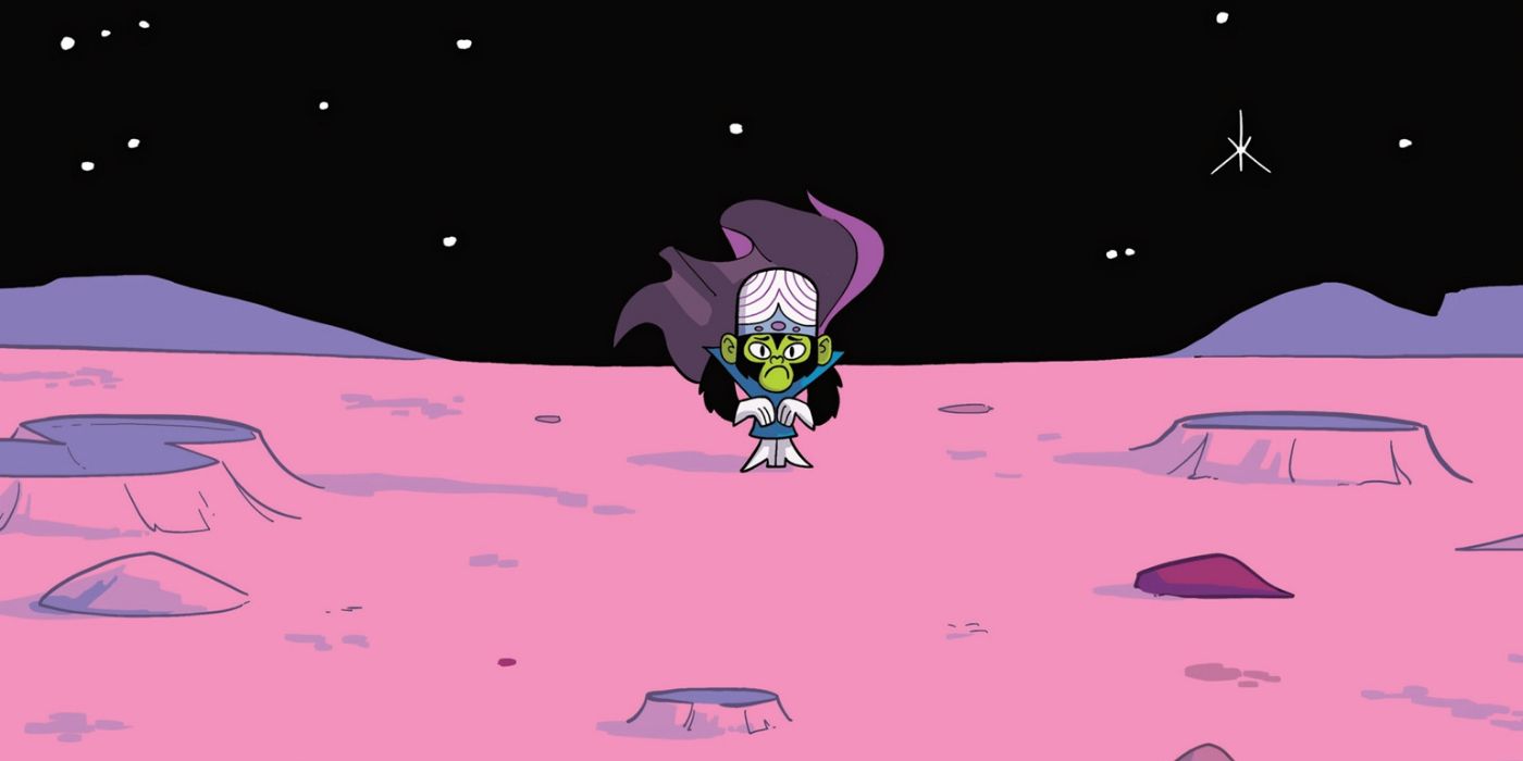 Mojo Jojo alone on the moon