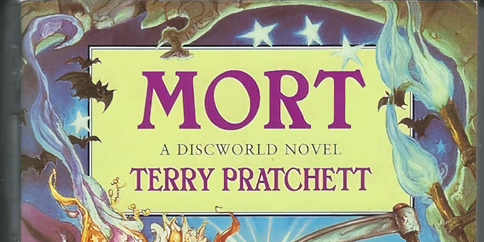 A capa de Mort no Discworld.