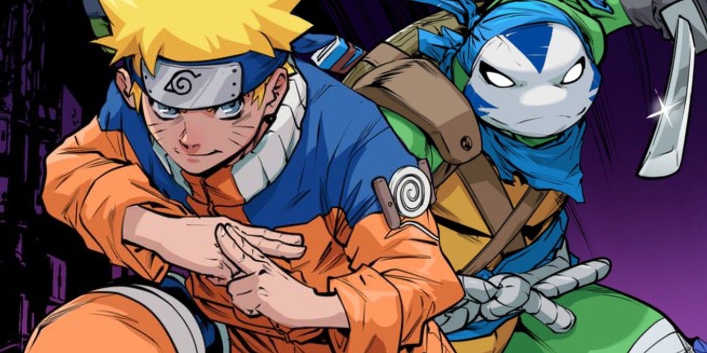 naruto tmnt crossover art