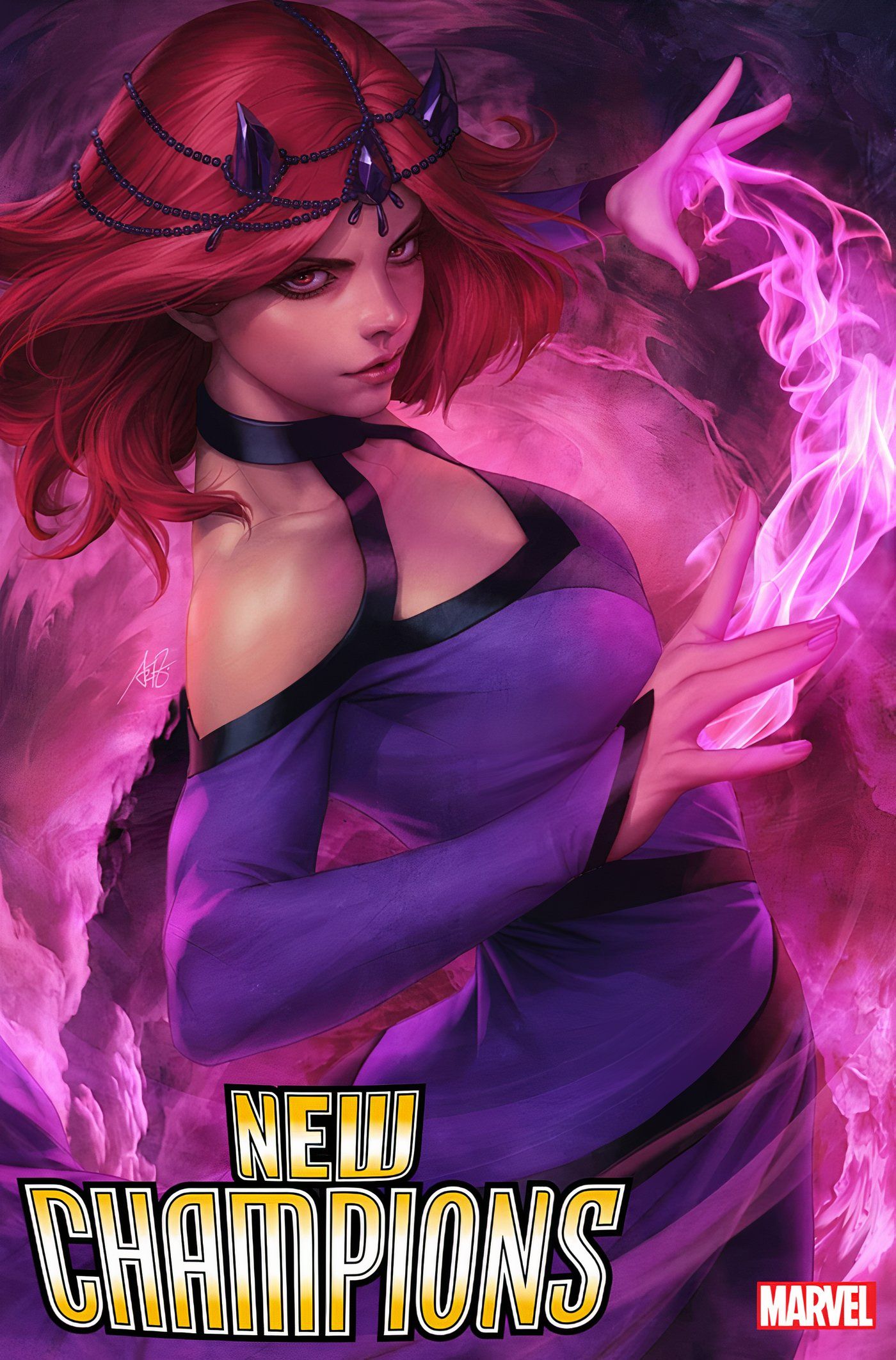 New Champions #1 Amaranth Artgerm cover