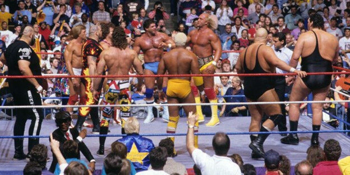 One Man Gang, Andre the Giant, King Kong Bundy, Butch Reed e Ravishing Rick Rude contra o campeão da WWE Hulk Hogan, Bam Bam Bigelow, Paul Orndorff, Don Muraco e Ken Patera no Survivor Series 1987