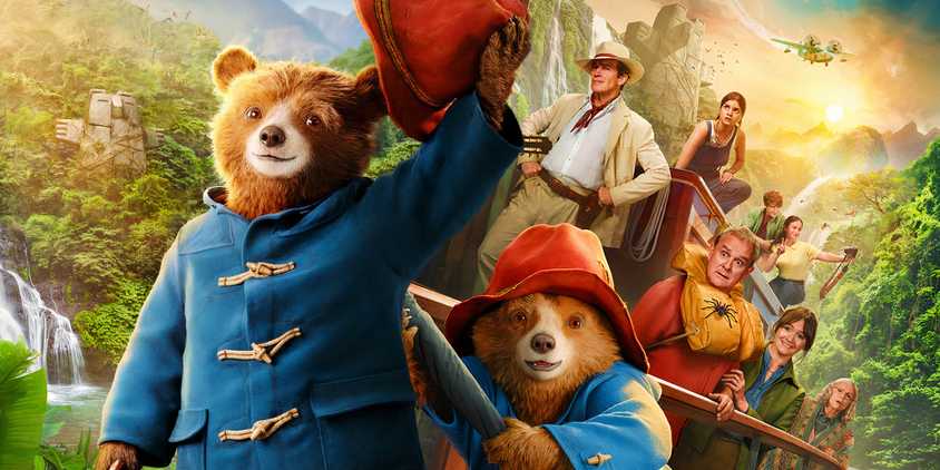 Paddington and the Browns as seen in Paddington in Peru's (2024) posters