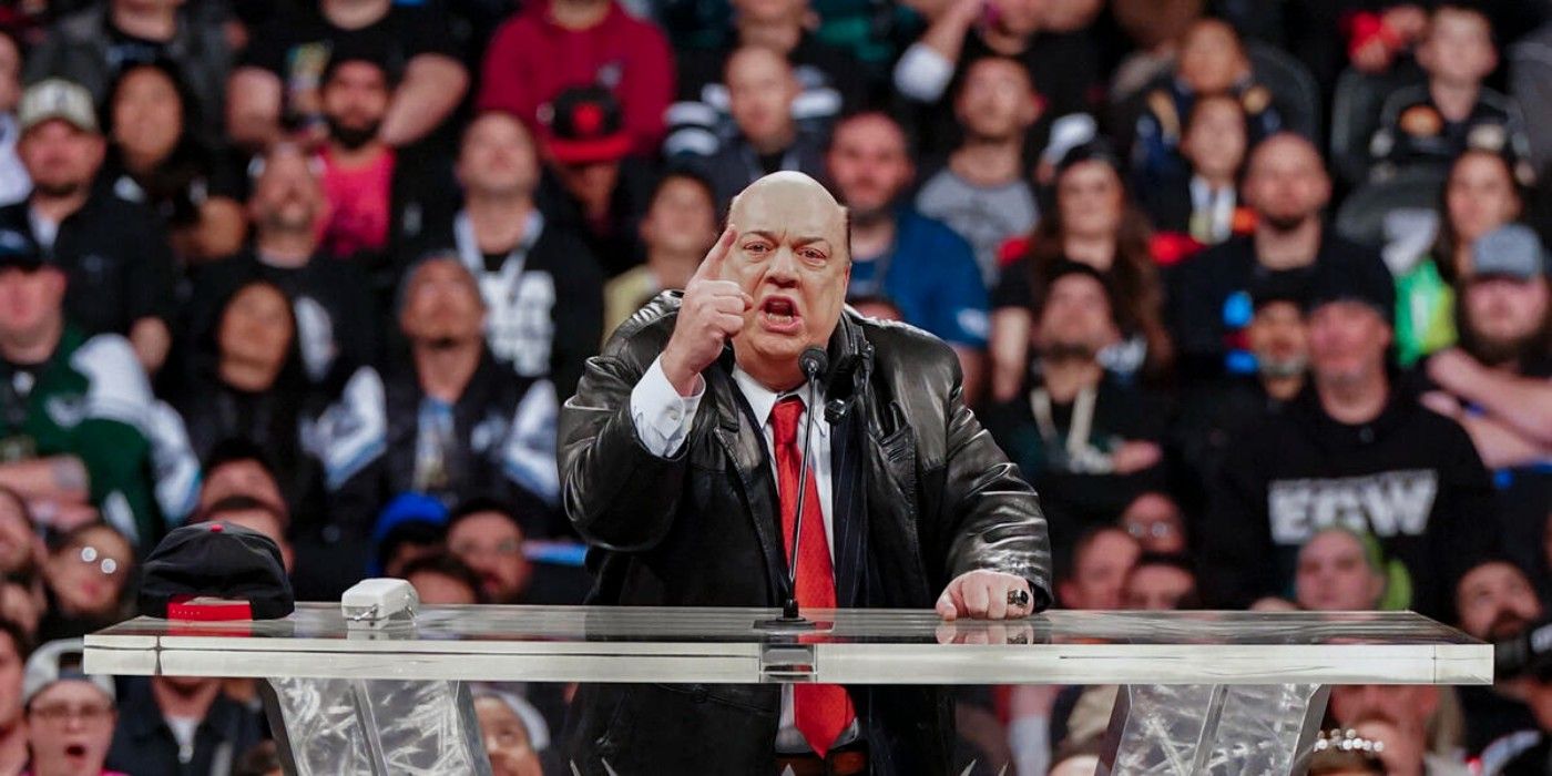 Paul Heyman faz seu discurso no Hall da Fama da WWE