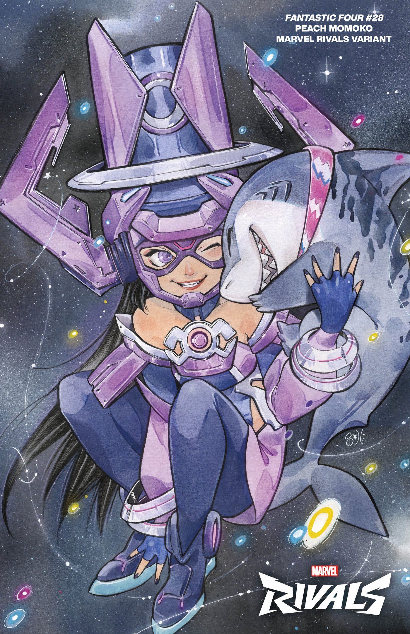 Capa de Peach Momoko Galacta Jeff Shark