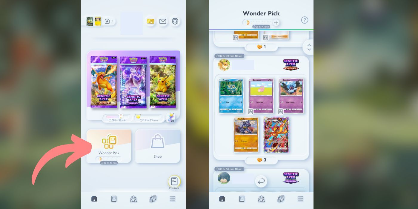 Pokémon TCG Pocket: guía Wonder Pick (mejores consejos y trucos)