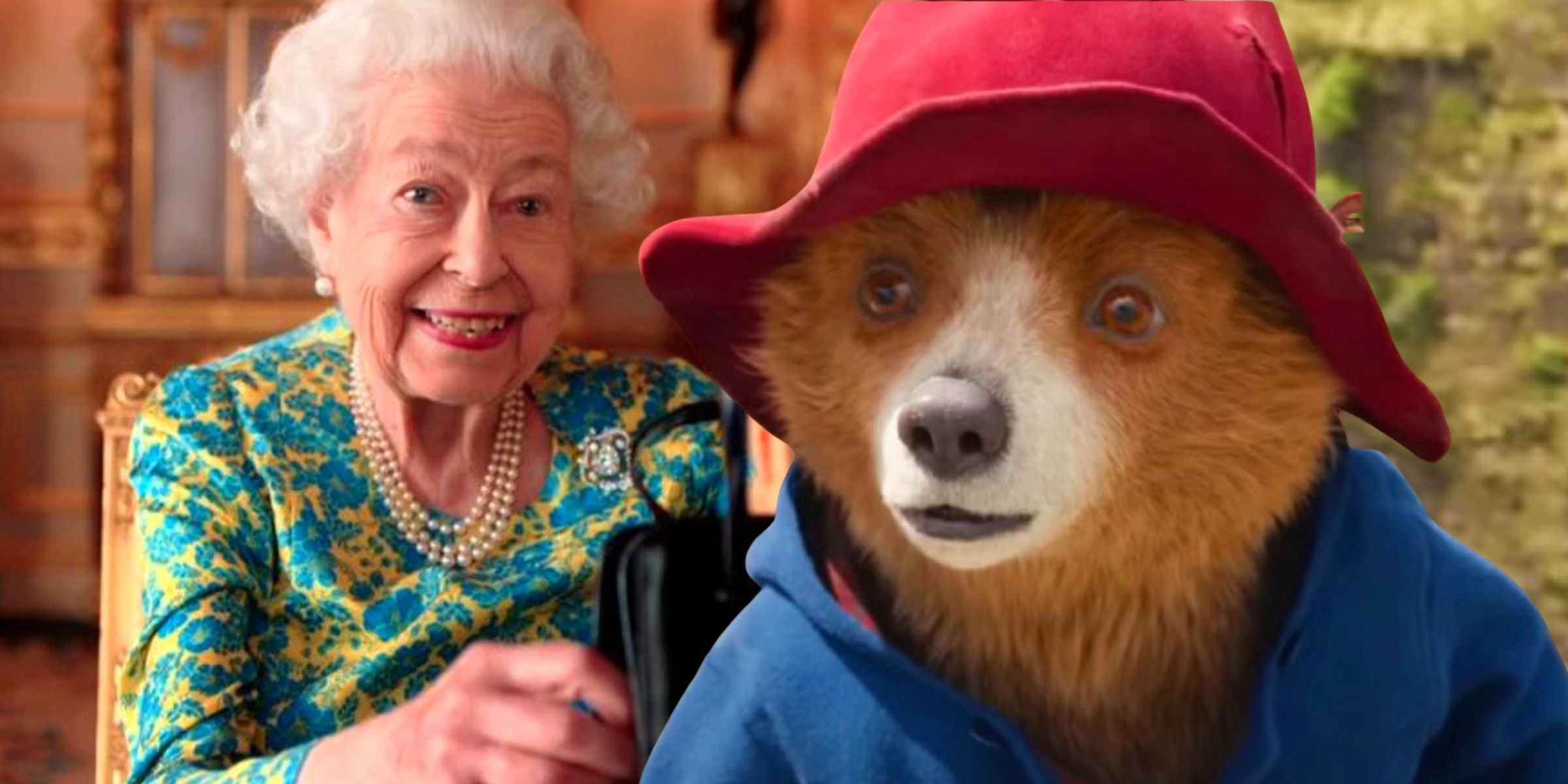 Queen Elizabeth and Paddington Bear
