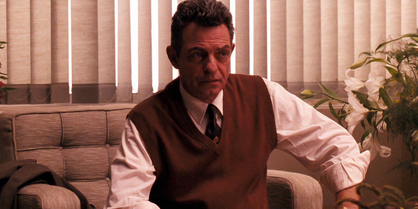 Richard Bright as Al Neri sitting down in The Godfather Part III.