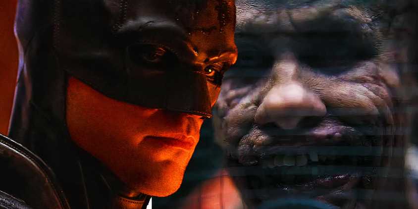 Robert Pattinson's Batman and Barry Keoghan's Joker in The Batman