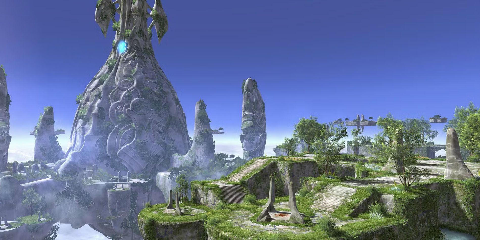 Ru Aun Gardens de Rise of Zilart em Final Fantasy XIV