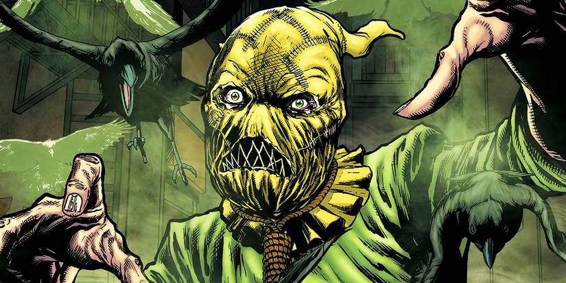 Scarecrow inciting fear in DC Comics