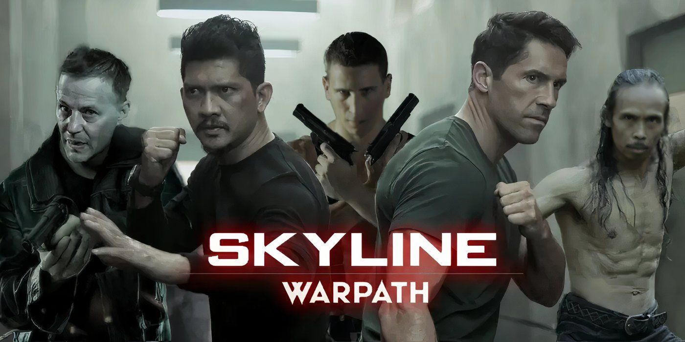 Promotional art for upcoming sci-fi film, Skyline Warpath