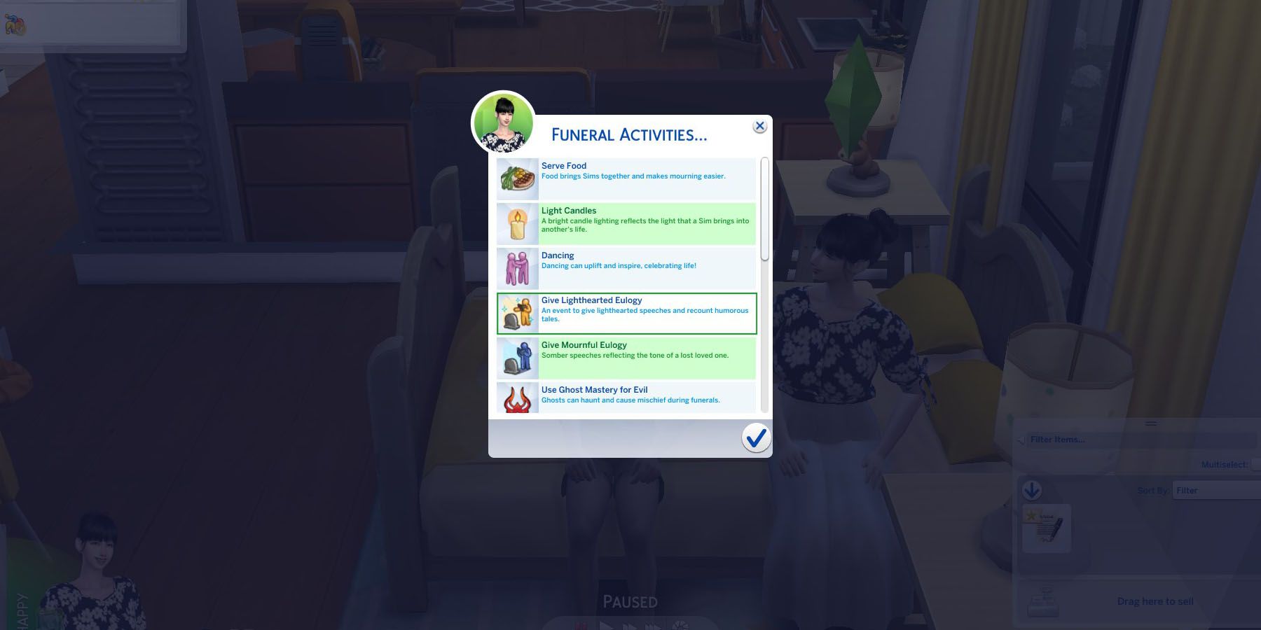 Cómo hacer un testamento en Los Sims 4: Vida y Muerte